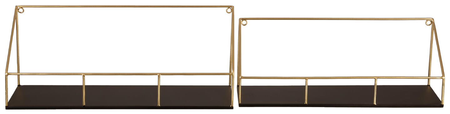 Hyllesett sort/gull (2 stk) - Bilde 2