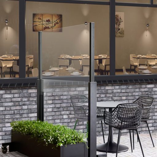 Hev senk rekkverk - med Plantekasse